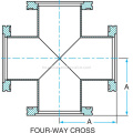 Accesorios de cruces ISO 4Way